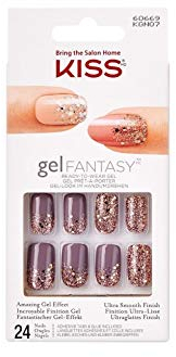 Kiss - Fantasy Gel - 24 Glitter Artificial Nails KGN07C