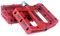 Mountainbike-Pedale, geringes Gewicht, 1 Paar, für AM / FR / DH / DJ / BMX, rot