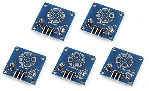 DollaTek DIY 5PCS TTP223B Module Tactile capacitif de Contact de Contact de Digitals pour Arduino