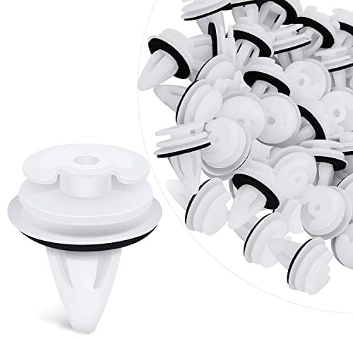 GOOACC 50Pcs Car Door Trim Panel Retainer Clips Bumper Fastener Rivet Clips for BMW 51411973500 Series 3, 5 & 7 E46 E36 E34 E38 E39 M3-with Seal Ring