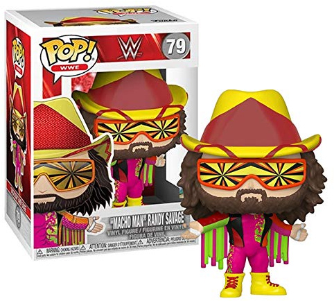 Funko Pop! WWE: New Wave Summer Slam-Macho Man Randy Macho Man Savage Savage - Vinyl-Sammelfigur - Geschenkidee - Offizielle Handelswaren - Spielzeug Für Kinder und Erwachsene - Sports Fans