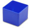 10 Stk. Einsatzkästen Einsatzboxen Schubladen-Einsatzkasten Sortierboxen, 32 Größen, 5 Farben (blau, 49x49x40 mm)