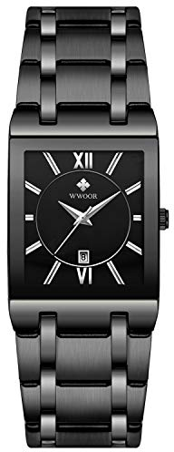 rorios Klassische Herren Uhren Analog Quarz Armbanduhren Edelstahlband Zifferblatt Multifunction Uhr mit Kalender Modische Männer Armbanduhr