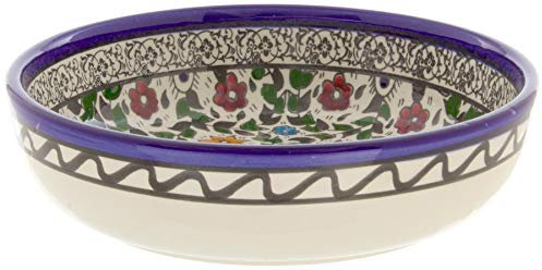 Armenian Ceramics Dekorierte Schale, buntes Blumen-Design, 15 cm