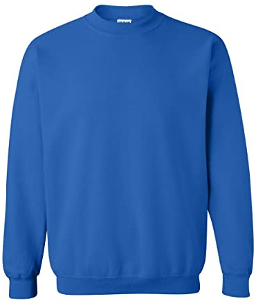 Gildan Men's Fleece Crewneck Sweatshirt, Style G18000, Royal