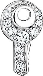 Thomas Sabo Einzel Ohrstecker Schlüssel weiße Steine 925 Sterling Silber H2220-051-14