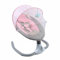 Altalena per neonato, pieghevole, rosa con lettore MP3, disco a U, telecomando + cuscino + zanzariera per 0-12 mesi, 12 kg