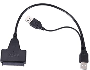 Jdeijfev USB 2.0 Zu IDE S-Ata 2,5/3,5 Zoll Fuer HDD/Ssd-Laptop Festplatten Konverter Kabel
