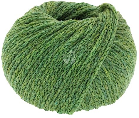 LANA GROSSA Cool Merino Big | Voluminöses Kettengarn aus klassischer Merinowolle | Handstrickgarn aus 90% Schurwolle & 10% Polyamid | 50g Wolle zum Stricken & Häkeln | 90m Garn FB 204