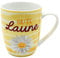 Dekohelden24 Kaffeebecher/Tasse aus Porzellan, Motiv: Gute Laune, Größe H/Ø: 9,8 x 8,2 cm, Fassungsvermögen 250 ml, Spülmaschinengeeignet.