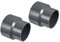 PATIKIL PVC Reducer Pipe Fitting 110x90mm, Straight Coupling Adapter Connector, Gray