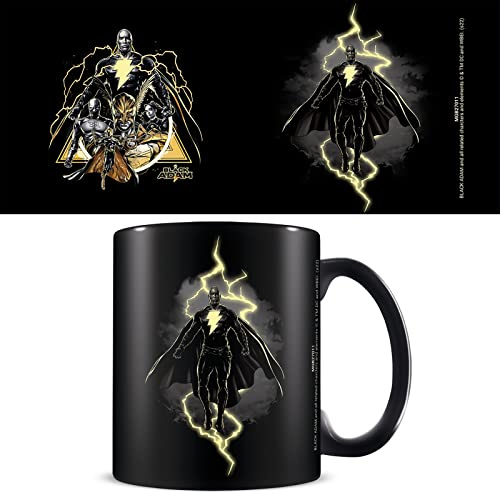 Pyramid International DC Comics Black Adam Mug (Black Adam Lightning Design) in Presentation Gift Box - Official Merchandise