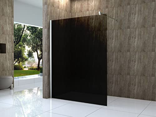 10 mm Duschtrennwand VACANTE-SMOKE 160 x 200 cm
