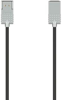 Hama | Cable HDMI High Speed (cable HDMI Ultra Slim, 4k, Conexión HMI macho - macho, Ethernet y audio, largo 1m) Negro