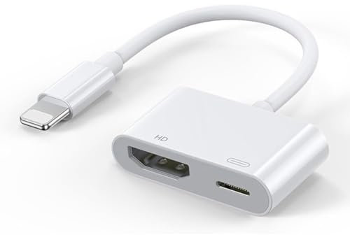 Visiodirect Cable Adaptateur vers HDMI AV numérique TV convertisseur pour iPad Mini 2 (A1489/A1490/A1491)