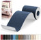 Cahomo Flicken Selbstklebend Stoff, Leinenstoff Patches Selbstklebend, 10x200 cm Leinen Reparatur Patches für Sofa, Autositze, Bootssitze, Bürostuhl, Vorhang - Marineblau