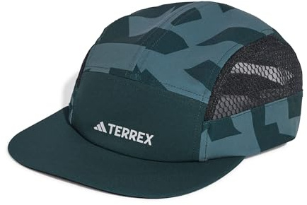 adidas Unisex Terrex Climacool 5PANEL Graphic Cap, Aurora Ivy/Preloved Teal/White, S