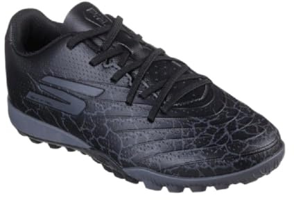 Skechers Kids SKX_01 Junior Astro Turf Football Boots Black/Silver 1