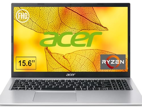 acer Aspire Ordinateur portable Windows 11 15,6 | pour étudiants et entreprises | Intel Celeron Dual-Core | Intel UHD Graphics | Wi-Fi et Bluetooth | Ethernet et HDMI | Microsoft 365 1 an | 16 Go de