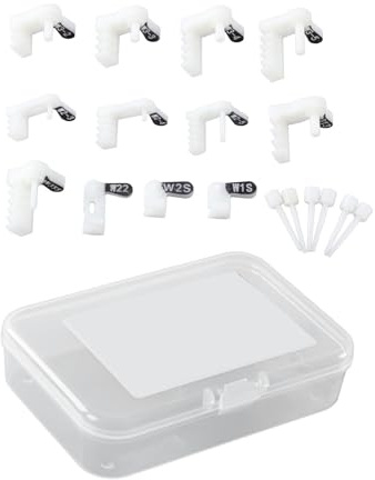 Ylwxzenith 12PCS Premium ABS Festplattenersatz -Ersatz -Head -Tool -Kit für die Datenwiederherstellung und die HDD -Reparatur, enthält magnetische Kopfkämme, Fixiernägel und Speicherbox