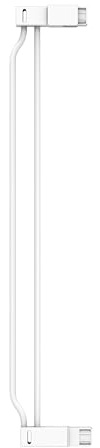 Ingenuity Easy Install 8 cm Verlängerung – Türschutzgitter & Treppengitter für Baby & Hund, Erweiterung auf 81–88 cm, Weiß – Nur Türverlängerung