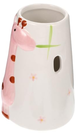 HOMSFOU Keramik Hamster Wasserflaschenhalter Hübsches Flaschenregal für Kleine Nager Kaninchen Wassernapfhalter Tierbedarf
