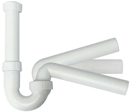 HAAS Waschtisch (1 1/4) - Spültischsiphon (1 1/2) Geruchsverschluss, DN 40, mit Kugelgelenk, Typ 4800