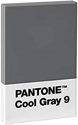 Pantone Design-Kartenetui Kredit- und Visitenkartenhalter, Cool Gray 9, grau