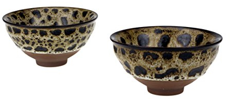 Urban Lifestyle 2 x Teeschale/Teetasse/Teebecher/Teacup Hitomi aus Keramik Masterpiece Set aus 2 Cups mit 80ml