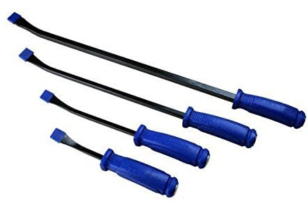 US PRO 4pc Go-Thru Wrecking Pry Bar Set Lever Crow Bars 200mm - 600mm 6767