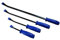 US PRO 4pc Go-Thru Wrecking Pry Bar Set Lever Crow Bars 200mm - 600mm 6767