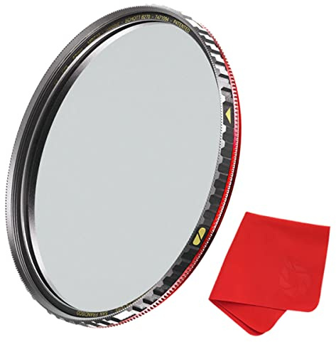 Lot de 4 filtres polarisants circulaires CPL 86 mm - Schott B270 - MRC16 - Revêtement nano - Étanches