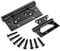 Pack-of-2 4in Invisible Door Hinges Stainless Steel Butterfly Groove-Free Flush Hinges Anti-Rust and Mute Bearings-Black