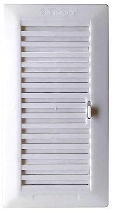 REJILLA EMPOTRAR REGULABLE 13.3X26+MARCO ABS BLANCO (G) Multicolor