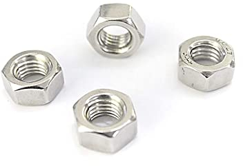 10 Stück M6 Sechskantmuttern DIN 934 - A2 Edelstahl - M 6 - V2A - Muttern (10, M6)