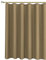 Biscaynebay Duschvorhangeinlagen in Hotelqualität, 183 cm Breite x 213 cm Länge, Taupe, wasserabweisend, rostbeständige Ösen, Oben beschwerter Boden, maschinenwaschbar