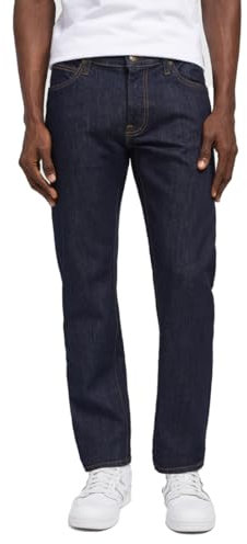 Lee Mens Daren Zip Fly Jeans, Rinse, 40W / 32L UK