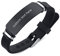 JewelryWe Schmuck Herren Armband mit Gravur, Personalisierte Namen Edelstahl Gummi Silikon Sport Handgelenk Identifikation ID Tag Armbänder Armreifen für Männer Frauen Kinder Einstellbar Schwarz