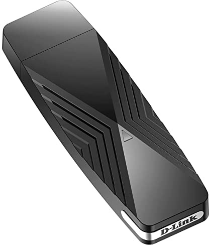 D-Link AX1800 Adaptateur Wi-FI 6 USB 3.0, Adaptateur WiFi pour PC ou Ordinateur Portable, Mettez à Jour Votre WiFi vers la Prochaine génération 802.11ax, Comprend Un dongle USB 3.0, cryptage WPA3,