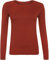 WearAll Ladies Long Sleeve T-Shirt Top Womens Rust 16-18