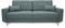 VitaliSpa Sofa York, Schlafcouch, Blau, 230 cm