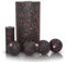 WoNicer Faszienrolle 5-teiliges Yoga-Schaumstoffrollen Set Foam Roller, Massageball & Faszienball,faszienrolle wirbelsäule für effektives Faszientraining von Rücken, Wirbelsäule,Fuß&Pilates. (Red)