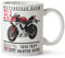 KRAFTYGIFTS Personalised Motorbike Mug Yamaha R1 Cup Tea Coffee Dads Birthday Gift VBM61
