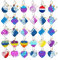 Dora Sicom Jouets Anti-Stress Enfants 30 pcs Cube Anti-Stress et Objet Antistress pour Déstresser: Jouet Fidget Fidget Toy Fidget Pad Controller Réducteur de Stress Agité 30 Cartons d’Invitation