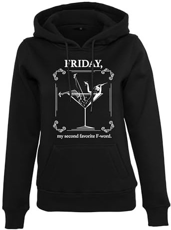 Mister Tee Ladies F-Word Hoody XS Black