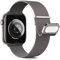Higgs Metallo Cinturino Compatibile con Cinturini Apple Watch 40mm 41mm 38mm 42mm 44mm Ultra 2 49/46/45mm Donna,Cinturino Doppie Magnetiche per iWatch Serie SE(se 2)10 9 8 7 6 5 4 3 2, Maglia Milanese