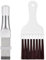 Bezavea 2 Pcs Air Conditioner Fin Comb, Conditioner Condenser Fin Cleaning Brush, Stainless Steel AC Fin Comb, Straight Condenser Fin Comb, Cleaning Tool for Air Condition Evaporator Radiator