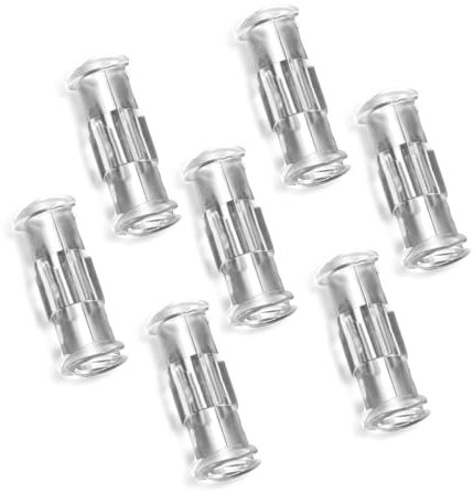 Luer-Lock-Adapter, transparente Kupplung weiblich auf weiblich, Luer-Steckverbinder, einfach zu bedienen (60 Stück)