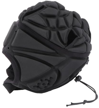 Toddmomy Hockey Rugby Roller Skating Crash Helm Schwarz Schutzausrüstung Komfort Haltbarkeit Stoff
