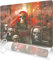 MTG Spielmatte, 24 x 14 MTG TCG Spielmatte mit genähten Kanten HD Druck Spielmatte für Kartenspiele Anti-Rutsch Gaming Spielmatte mit Aufbewahrungstasche Skelett Kampfspielmatte